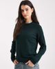 Pieces Pieces high neck sweater in deep green - 1