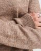 Pieces Pieces high neck sweater in fossil-Neutral - 2