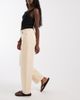 Pieces PIECES high waist barrel leg jeans in off white - 3