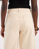 Pieces PIECES high waist barrel leg jeans in off white - 4