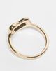 Pieces Pieces irregular heart ring in gold tone - 3