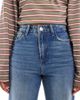 Pieces PIECES Kate high rise straight leg jeans in medium blue - 4