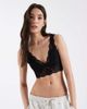 Pieces Pieces lace bralette in black - 1