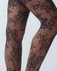 Pieces Pieces lace tights in black - 3