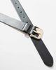 Pieces Pieces leather look belt in black - 2