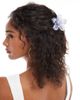 Pieces Pieces marbled effect daisy hair claw in blue - 1