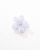 Pieces Pieces marbled effect daisy hair claw in blue - 2