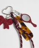 Pieces PIECES mirror and comb bag charm in red - 2