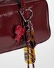 Pieces PIECES mirror and comb bag charm in red - 3
