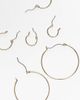 Pieces Pieces multi-size hoop earring 3-pack in gold-Silver - 3