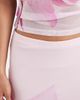 Pieces PIECES overblown placement floral print mesh midi skirt in pastel pink - part of a set - 4