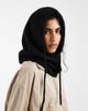 Pieces Pieces oversized balaclava snood in black - 1