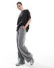 Pieces Pieces oversized T-shirt in washed black - 3