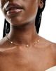 Pieces Pieces pearl and ball necklace in gold - 1