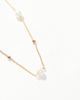 Pieces Pieces pearl and ball necklace in gold - 2