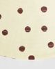 Pieces PIECES polka dot sun hat in pastel yellow and chocolate brown - 3