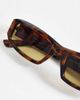 Pieces Pieces rectangular sunglasses in tortoise shell print-Multi - 2