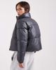 Pieces Pieces reversible padded jacket in tonal leopard print-Multi - 4