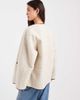 Pieces Pieces reversible teddy and faux leather jacket in cream and brown - 3