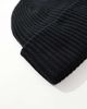 Pieces Pieces ribbed beanie in black - 3