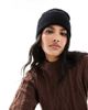 Pieces Pieces ribbed beanie in black - 4