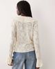 Pieces Pieces ruffle trim blouse in cream-WHITE - 2