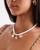 Pieces Pieces shell chain necklace with charms in gold tone - 2