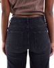 Pieces PIECES Silke mid rise wide leg jeans in black - 4