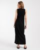 Pieces PIECES sleeveless smocked maxi dress in black - 4