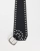 Pieces PIECES studded oversized waist belt in black - 3
