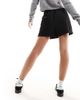 Pieces Pieces tailored high waist skort in black - 4