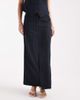 Pieces Pieces tailored maxi skirt in navy pinstripe - part of a set - 4