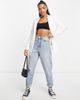 Pieces Pieces tailored oversized blazer in white - 4