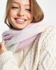 Pieces Pieces tassle scarf in pastel plaid-Multi - 4