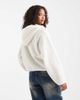 Pieces Pieces teddy hooded jacket in white - 4