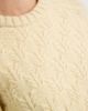Pieces Pieces textured knit sweater in pale yellow - 3