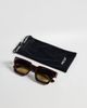Pieces Pieces thick frame square sunglasses in tortoiseshell-Multi - 2