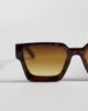 Pieces Pieces thick frame square sunglasses in tortoiseshell-Multi - 3