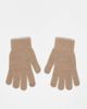 Pieces Pieces touch screen gloves in natural melange-Neutral - 1
