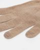 Pieces Pieces touch screen gloves in natural melange-Neutral - 2