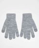 Pieces Pieces touch screen knit gloves in light gray - 4