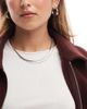 Pieces Pieces two chain necklace in silver - 1