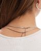 Pieces Pieces two chain necklace in silver - 3