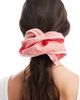 Pieces Pieces XL scrunchie in red gingham print - 2