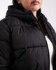 Pieces Plus Pieces Curve padded coat with hood in black - 3