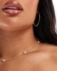 Pieces Plus Pieces Curve pearl and ball necklace in gold - 1