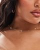 Pieces Plus Pieces Curve pearl and ball necklace in gold - 2