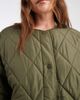 Pieces Plus Pieces Curve quilted lightweight jacket in khaki green - 2