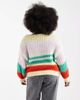Pieces Plus Pieces Curve retro stripe knit sweater in multi - 4