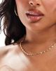 Pieces Plus Pieces Curve string heart necklace in gold - 4